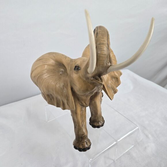 Large Bull Elephant Figurine Signed by Guido Cacciapuoti 10" x 11" x 8" Italy - Picture 13 of 13